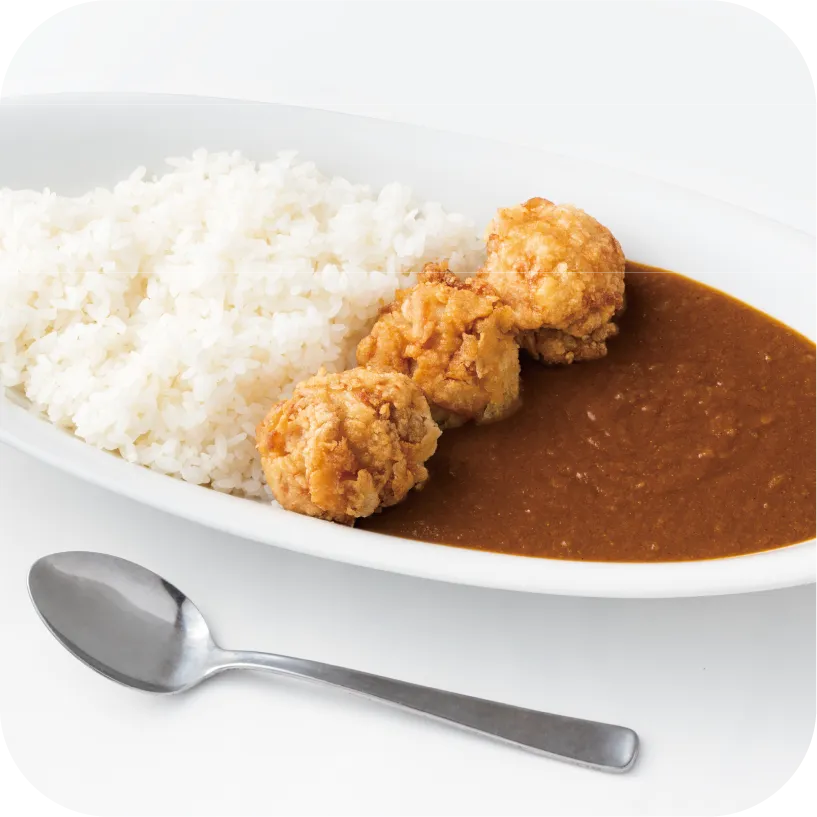 しのけんのとろうま唐揚げカレー