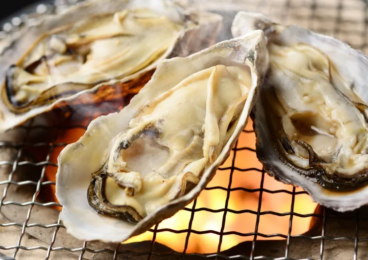 日本有数の牡蠣の名産地で、濃厚な牡蠣を堪能できる広島の店舗 A store in Hiroshima, one of Japan's leading oyster production areas, where you can enjoy rich oysters