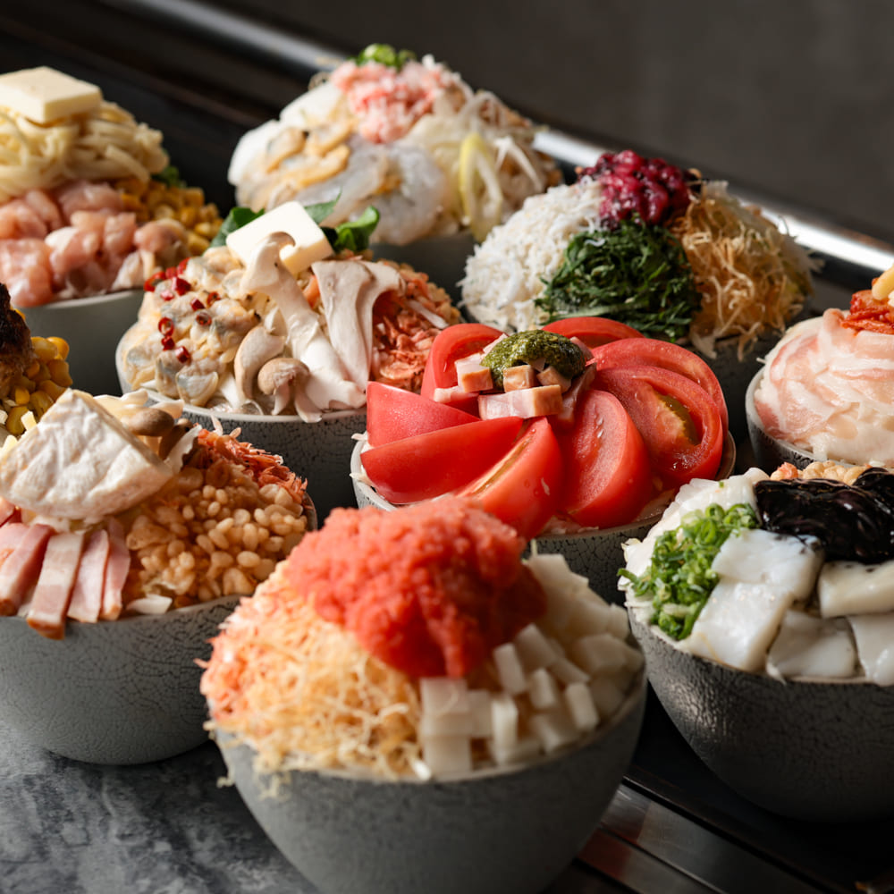 3種の出汁にこだわった本格もんじゃ