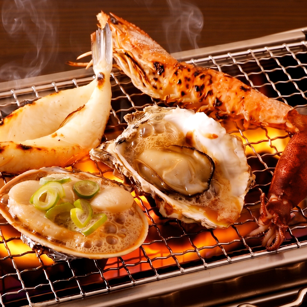 人気の浜焼き