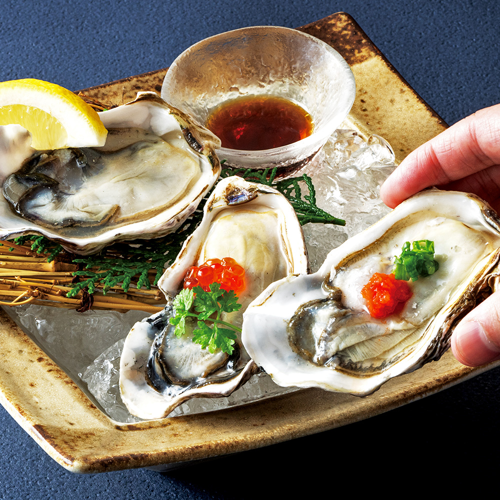 ニュージーランド産 活〆牡蠣3種盛合せ