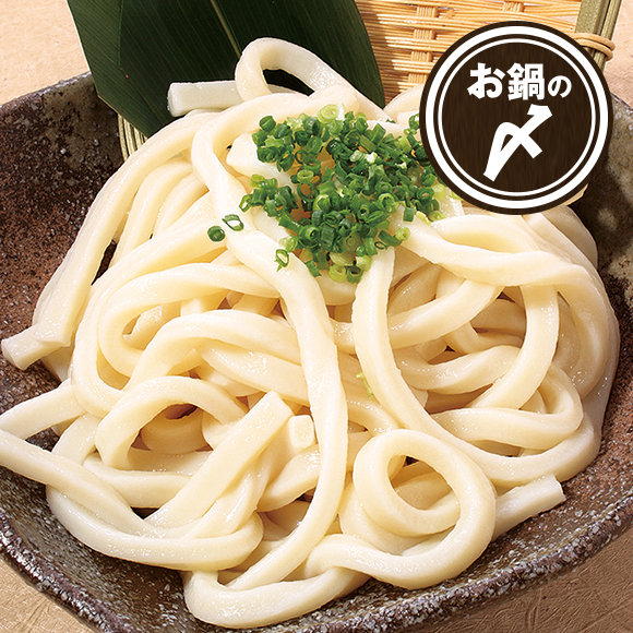 【お鍋の〆】<br>うどん<br>220円(税込)<br>