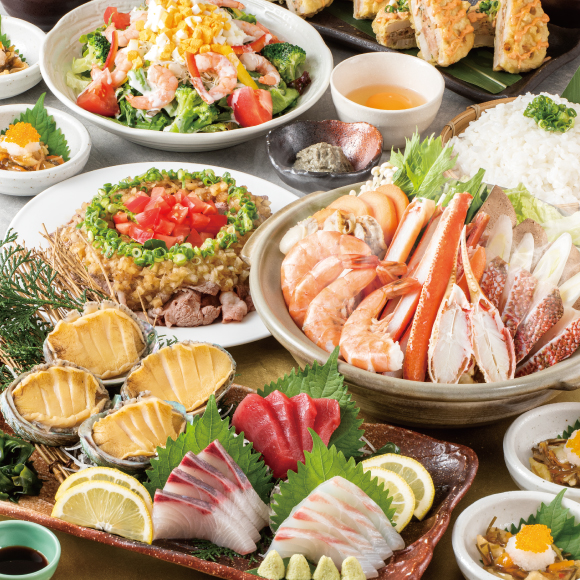 冬のプレミアムコース<br>全8品+2時間飲み放題付<br> お一人様6,000円(税込)
