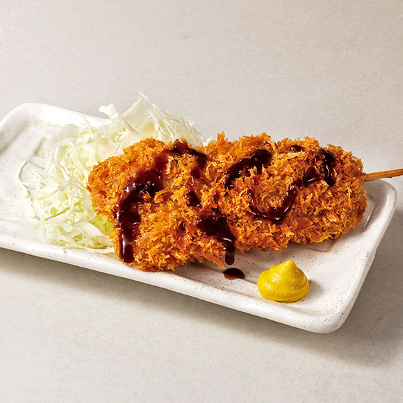 外はサクサク、<br>中はジューシー! <br><br><span style=