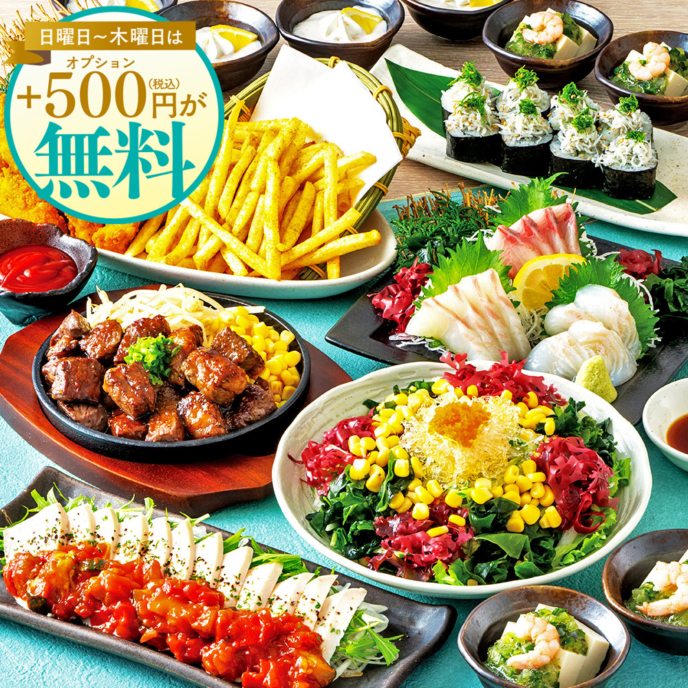 牛ステーキや刺盛り等の写真