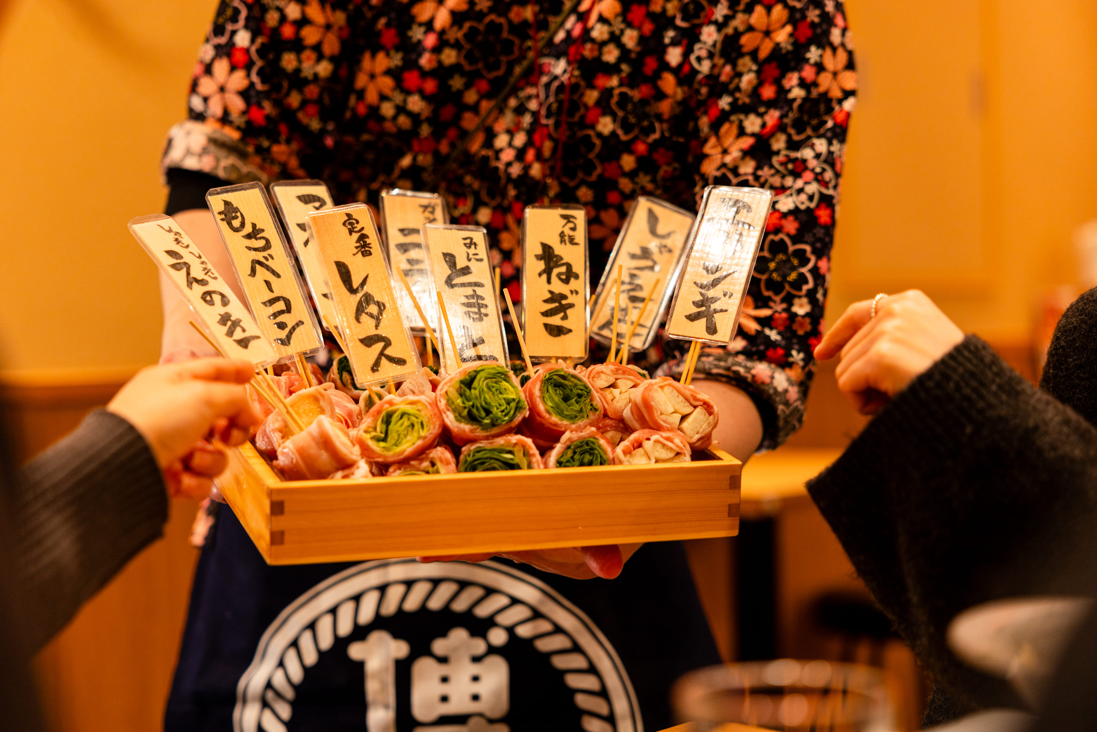 居酒屋の野菜巻き串
