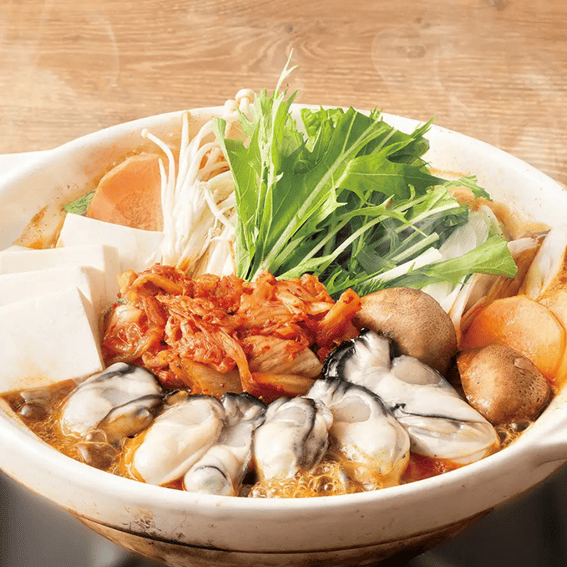 広島県産牡蠣の旨辛チゲ