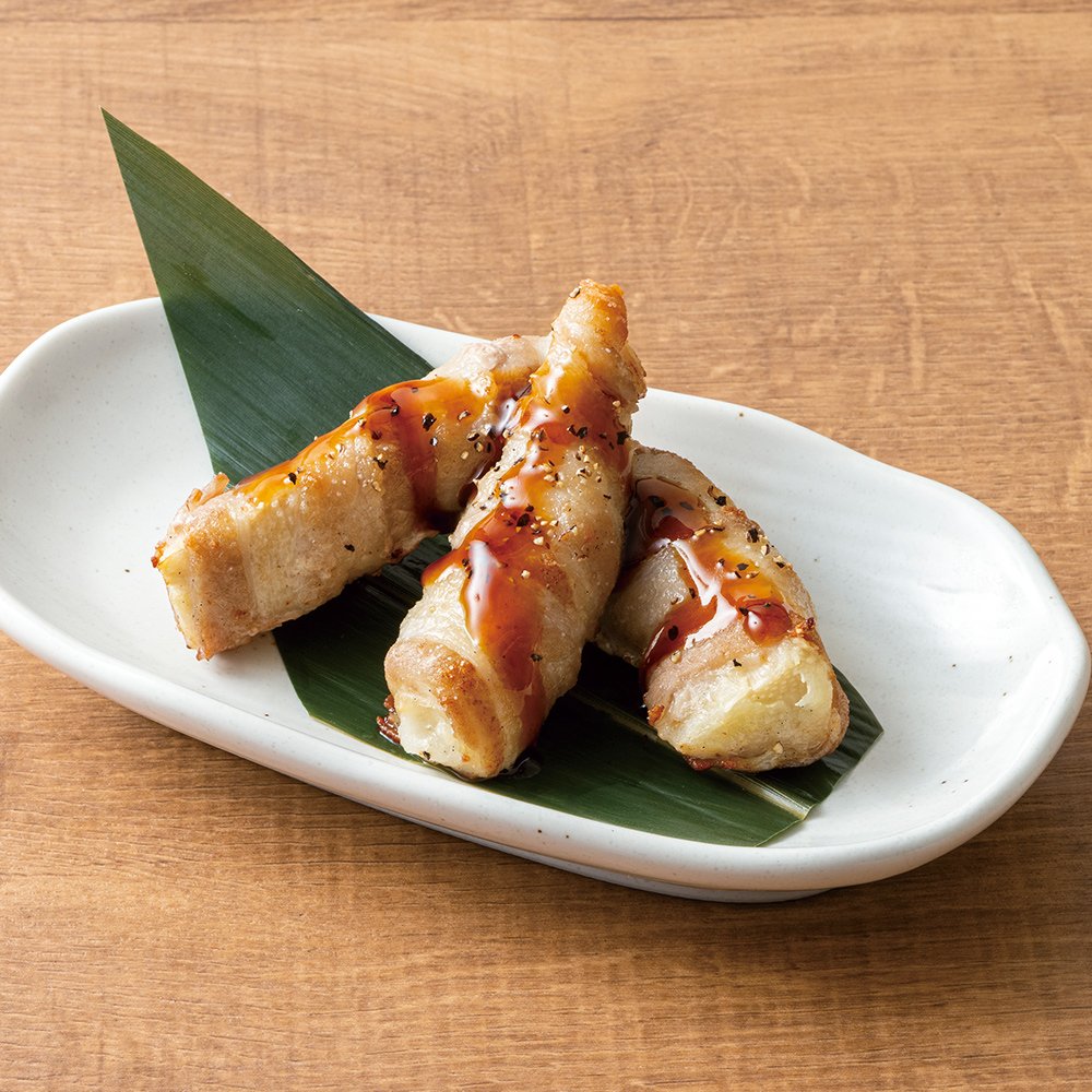 タケノコの肉巻き