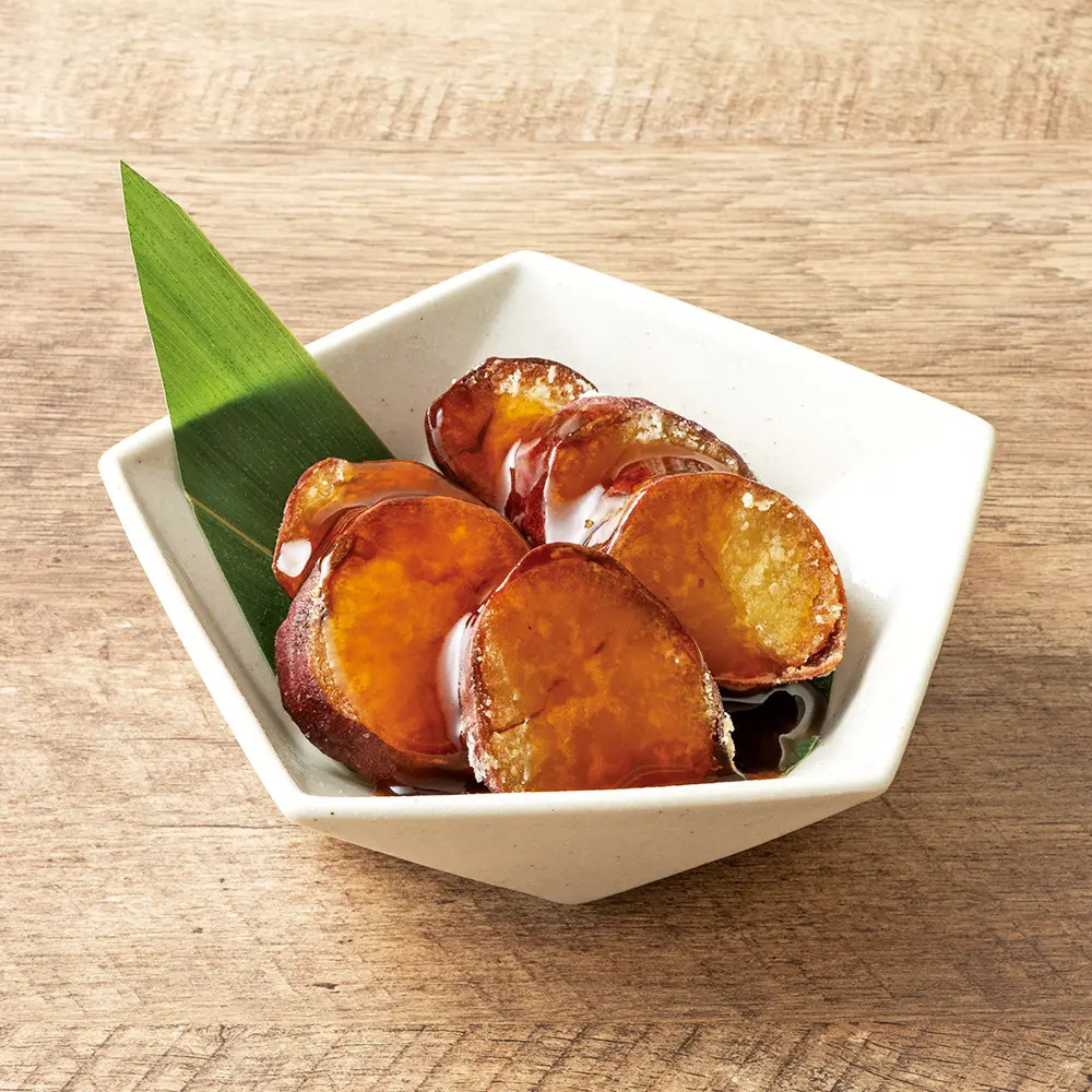 紅はるかのガリガリ揚げ みたらし風