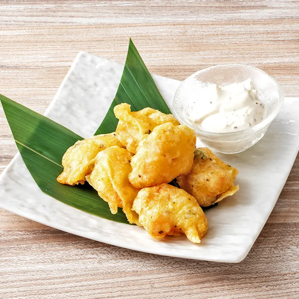 サーモンフリット レモンクリーム